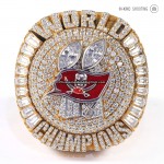 2020 Tampa Bay Buccaneers Super Bowl Ring (Copper/Removable top/C.Z. Logo)